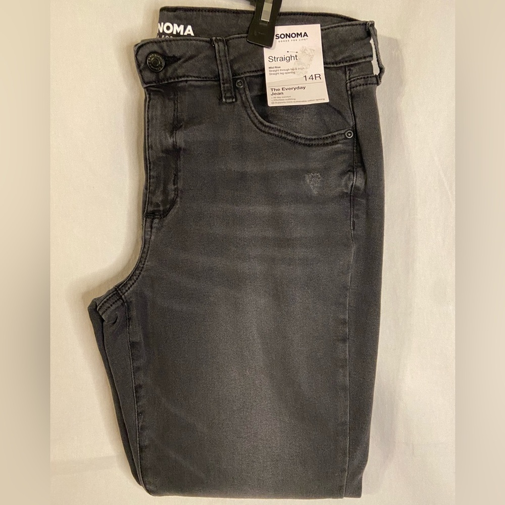 Sonoma Straight Mid-rise Jeans